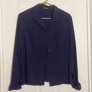 button up blouse Laura Scott Petite long sleeve
